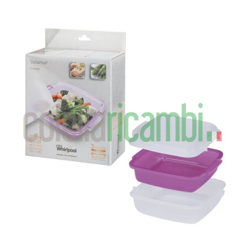 Vaporiera per la cottura a vapore nel microonde Whirlpool 482000013392