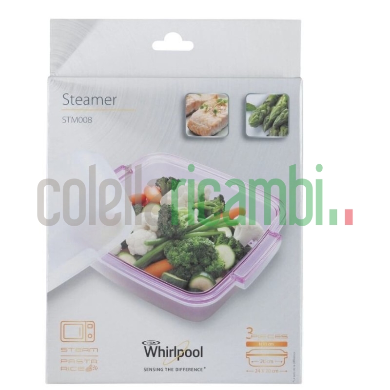 Vaporiera per la cottura a vapore nel microonde Whirlpool 482000013392