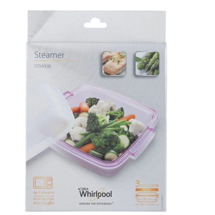 Vaporiera per la cottura a vapore nel microonde Whirlpool 482000013392