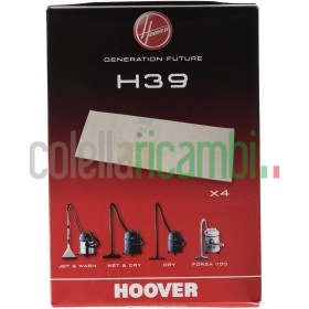 Sacchetti aspirapolvere H39 Hoover Wet Hoover 09189051