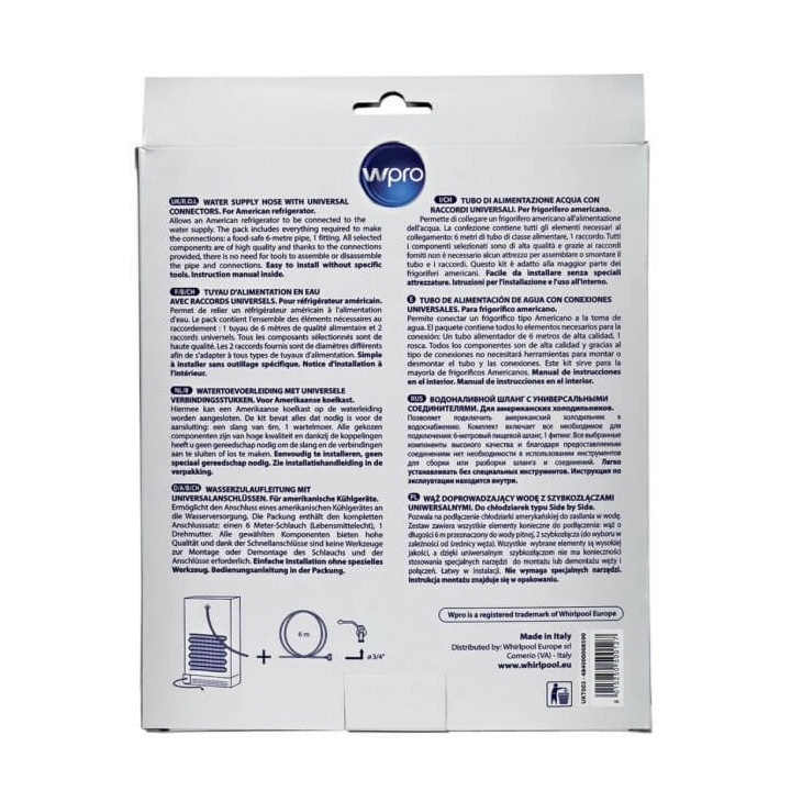 Kit Tubo + Raccorso per Filtro Frigorifero Beko 484000008590