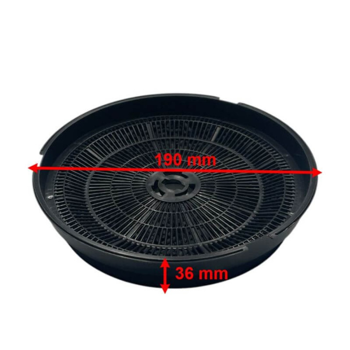 Filtro ai Carboni Attivi Rotondo TYPE H Tecnowind 30301070