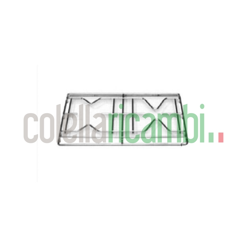 Griglia due fuochi DX C/PIOLI P.G 470x265 Piano cottura Elba F0822