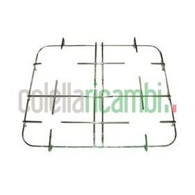 Griglia in filo cromato 4 fuochi colore inox 420x350mm Piano Cottura Bompani F0401