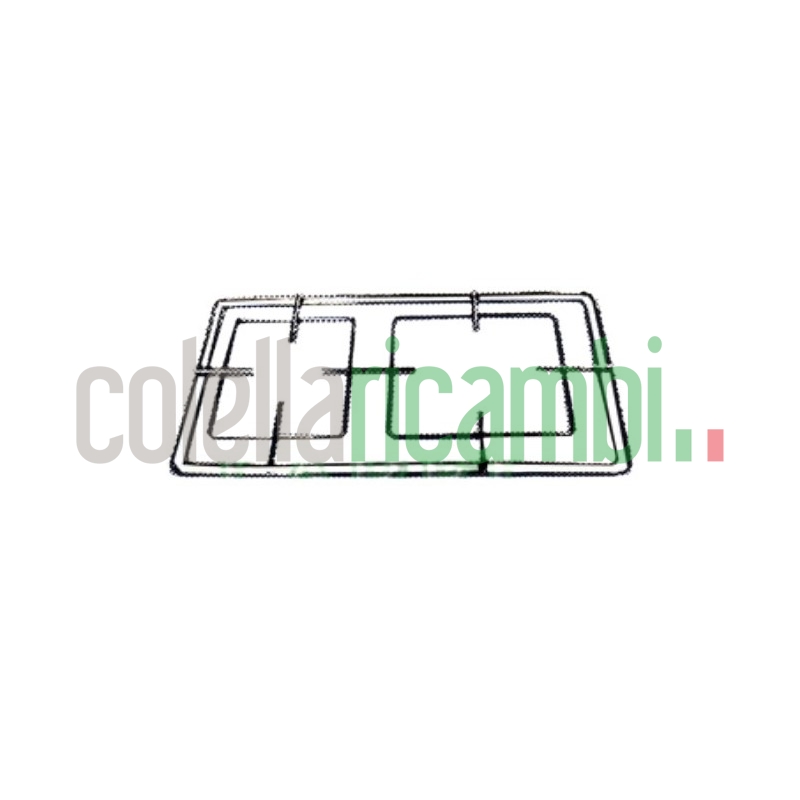 Griglia 2 Fuochi in Filo 365x208 GAS FIRE F1703