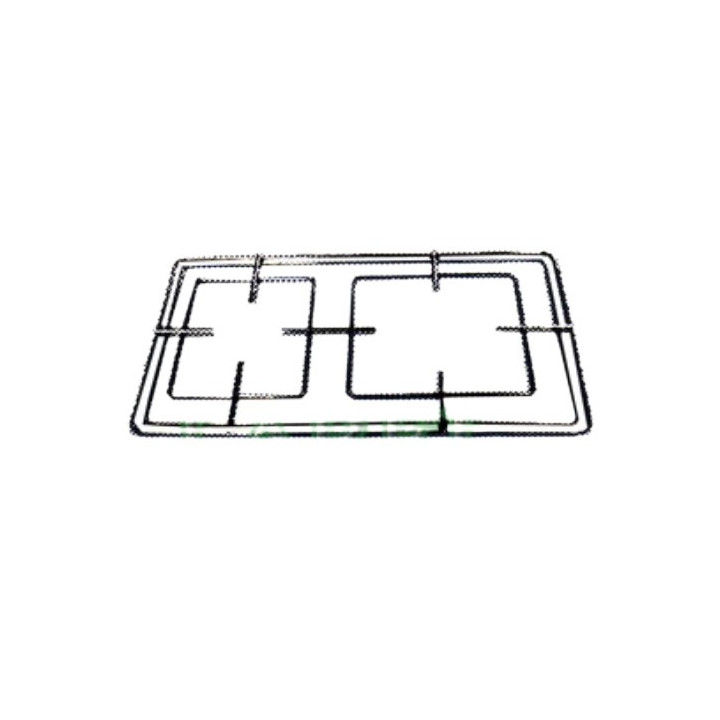 Griglia 2 Fuochi in Filo 365x208 GAS FIRE F1703