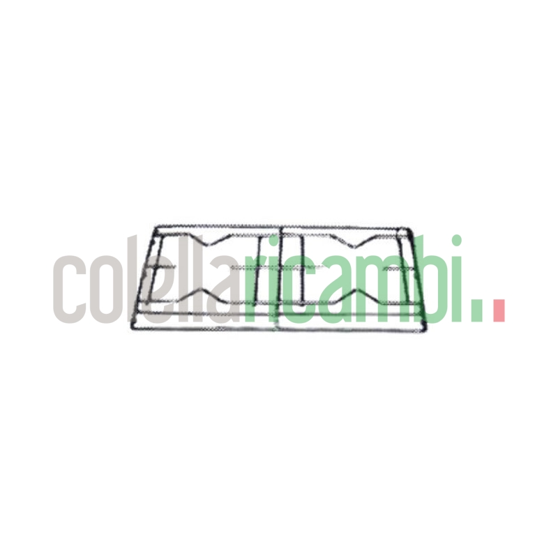 Griglia 2 Fuochi SX C/PIOLI G.G. 468x264 Piano Cottura Elba F0821