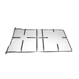 Griglia in filo cromato 2 Fuochi 447x211 Piano Cottura Indesit F2702