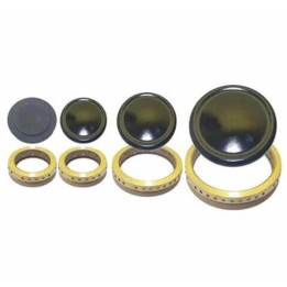 Kit 8pz corona e piattelli smaltati Piano Cottura Tecnogas 390CU018