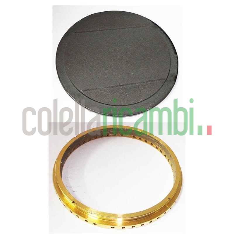 Kit Corona+Piattino 120mm Piano Cottura Nardi-Lofra-Samet S4725-26