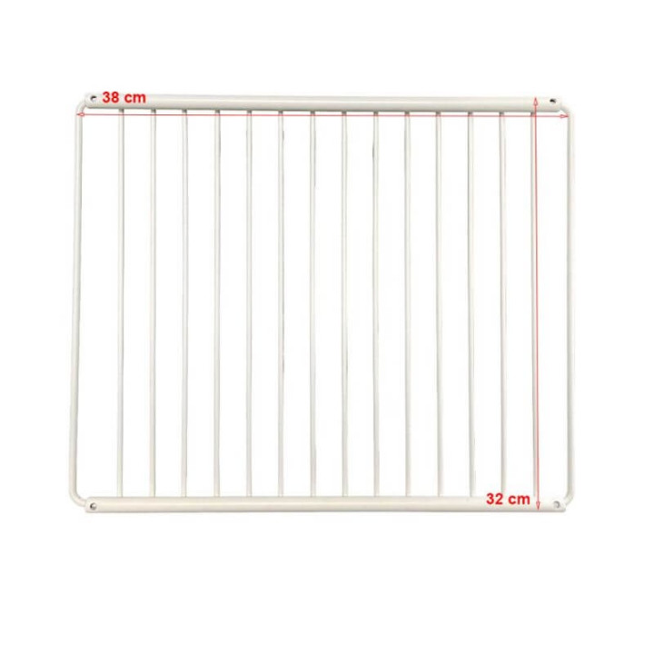 Griglia Ripiano Estendibile con Fissaggio A Viti 32x38 Fino a 64cm Frigorifero universale 330009