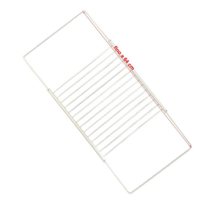 Griglia Ripiano Estendibile con Fissaggio A Viti 32x38 Fino a 64cm Frigorifero universale 330009
