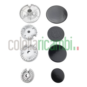 Kit 4 Bruciatori + 4 Piattelli Indesit BB2708
