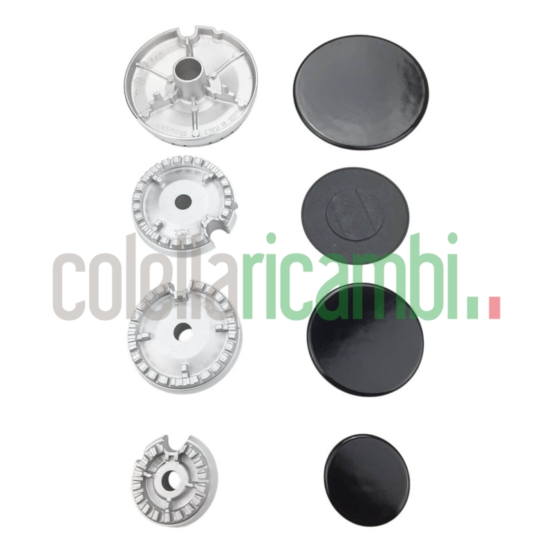 Kit 4 Bruciatori + 4 Piattelli Indesit BB2708