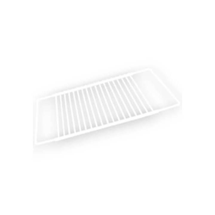 Griglia Frigorifero in plastica bianca estendibile da 35x47cm a 75cm universale 330001