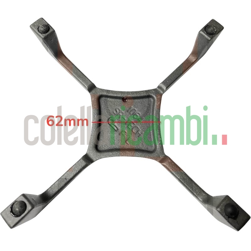 Griglia in ghisa 1 fuoco Medio Semirapido 234x234 Ariston Hotpoint G0223