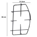 Griglia piano cottura 1 fuoco sinistra nera 38x21,5cm HotPoint Ariston P0293