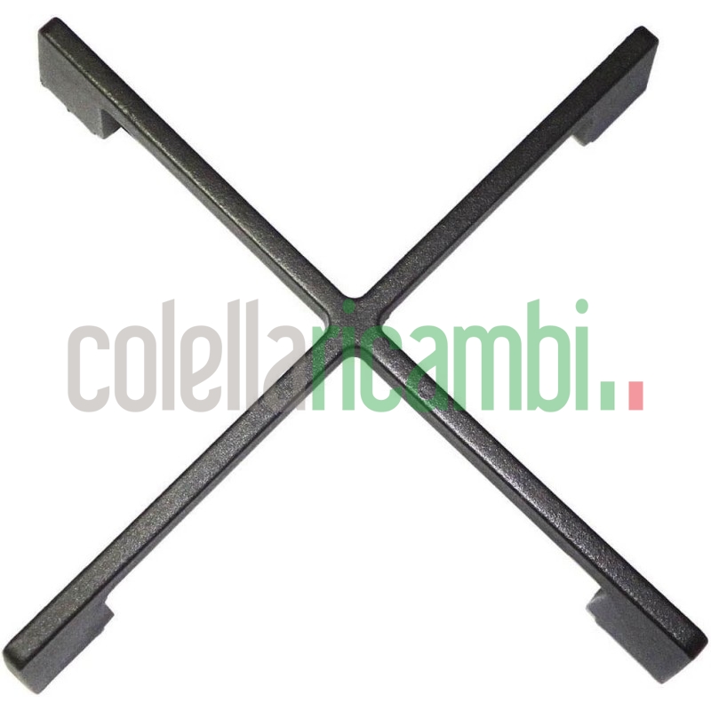Griglia 4 piedi in ghisa 1 fuoco 185x185mm piano cottura Elba De Longhi G0824