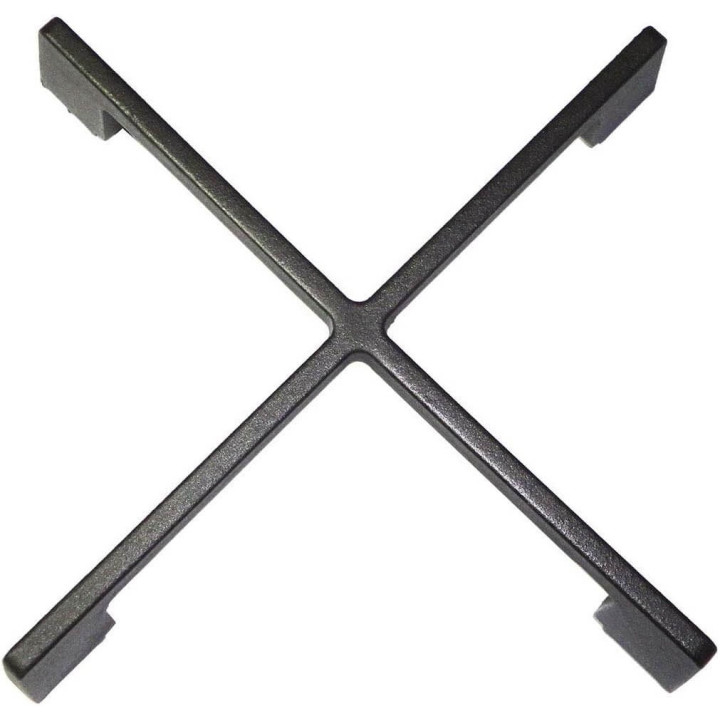 Griglia 4 piedi in ghisa 1 fuoco 185x185mm piano cottura Elba De Longhi G0824
