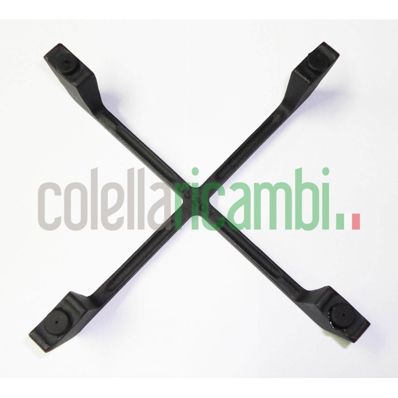 Griglia 4 piedi in ghisa 1 fuoco 185x185mm piano cottura Elba De Longhi G0824