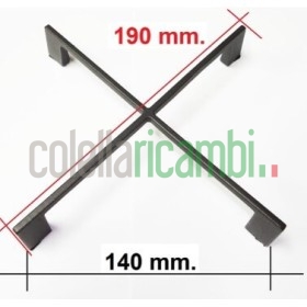 Griglia in Ghisa 1 Fuoco 140x140 per Piano Cottura Nardi G3601