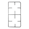 Griglia in piattina 2 fuochi 458x229 Piano Cottura Samet P4751