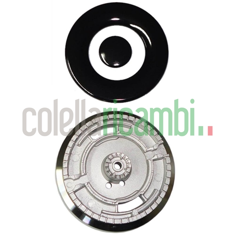 Kit Bruciatore 2 Fori con corona + centrale smaltati lucidi Piano Cottura Bompani BS6201
