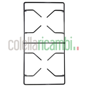 Griglia in piattina 2 Fuochi 457x227 Piano Cottura Smalvic P5250