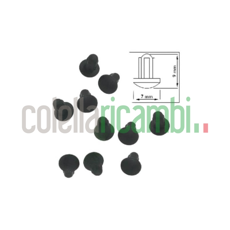 Kit 10pz Gommini per griglie Piano Cottura Ariston P0006