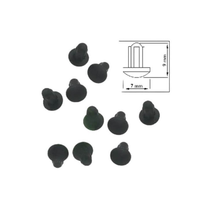 Kit 10pz Gommini per griglie Piano Cottura Ariston P0006