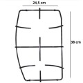 Griglia in Piattina 2 Fuochi centrale 38x245 Piano Cottura Ariston P0296