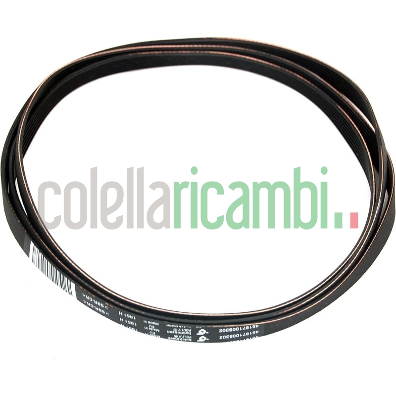 Cinghia elastica EL1951 H7 Asciugatrice Originale Whirlpool 481235818156