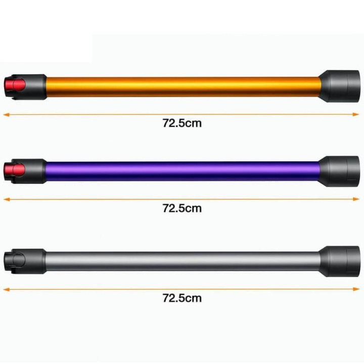 Asta Telescopica Rigida di Ricambio per Dyson V7/V8/V10/V11/V15 -UNIVERSALE- Tubo Aspirapolvere Prolunga Da 73cm Arancio