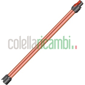 Asta Telescopica Rigida di Ricambio per Dyson V7/V8/V10/V11/V15 -UNIVERSALE- Tubo Aspirapolvere Prolunga Da 73cm Arancio