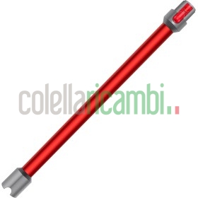 Asta Telescopica Rigida di Ricambio per Dyson V7/V8/V10/V11/V15 -UNIVERSALE- Tubo Aspirapolvere Prolunga Da 73cm Rosso