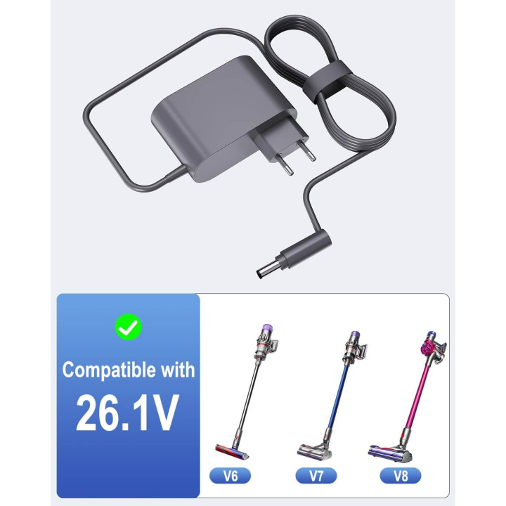 Alimentatore Aspirapolvere Adattabile Dyson V8 V7 V6