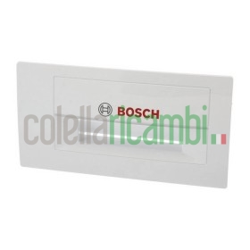 Maniglia frontalino del cassetto detersivo lavatrice Bosch 12028334