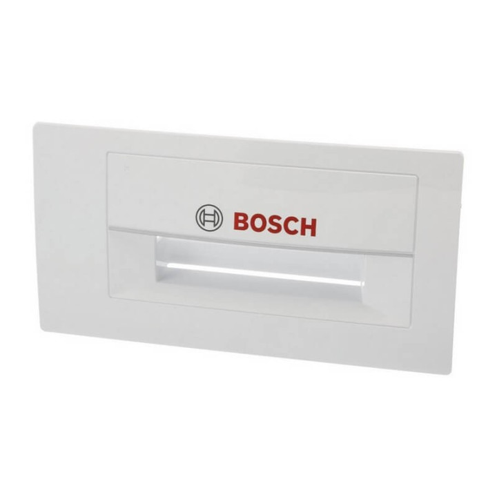 Maniglia frontalino del cassetto detersivo lavatrice Bosch 12028334