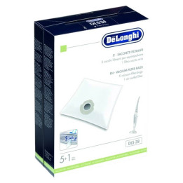 Sacchetti Microfibra x5 e Filtro Uscita Aria Delonghi 5519210261 DLS38