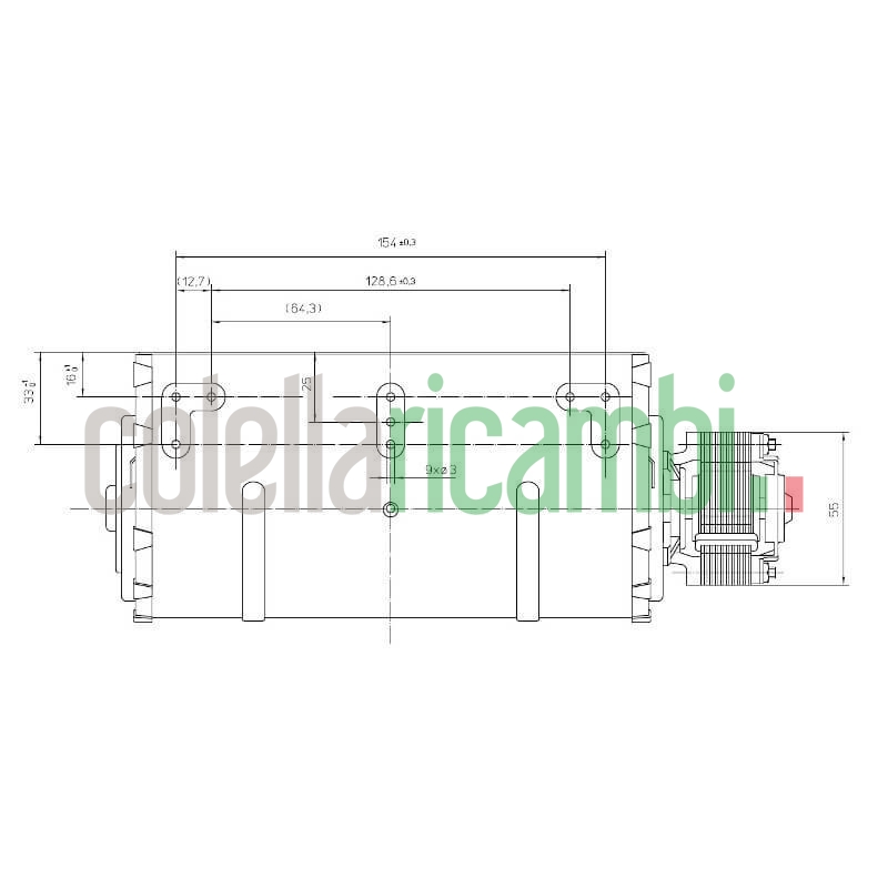 Ventola tangenziale EBM QLZ06/1800B39-2518H-140