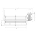 Ventola tangenziale EBM QLZ06/1800B39-2518H-140