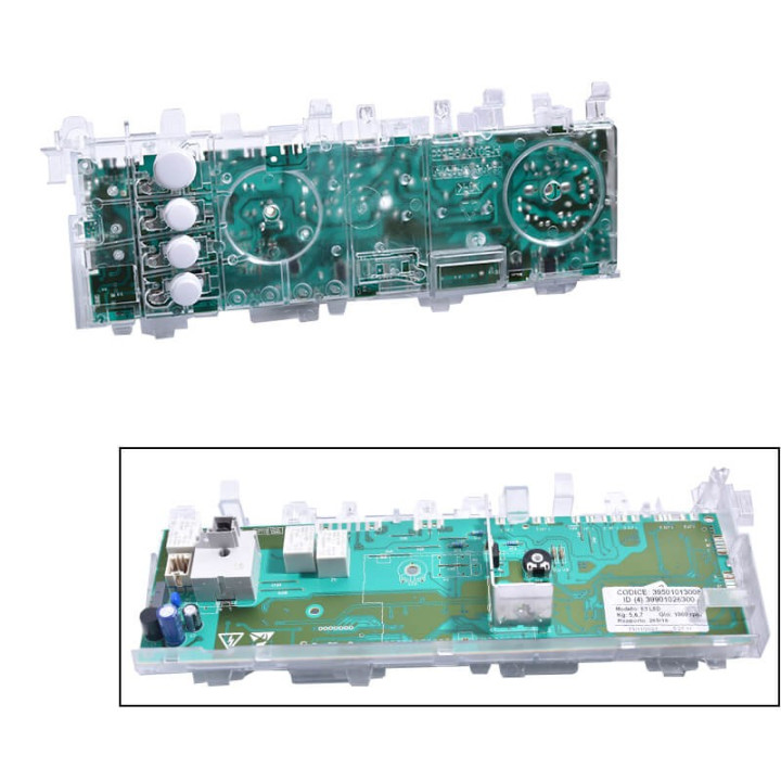 Assieme Scheda Elettronica Led 5-6-7 1000rpm 265/16 Per Lavatrice San Giorgio Itwash Lavatrice 61LE506