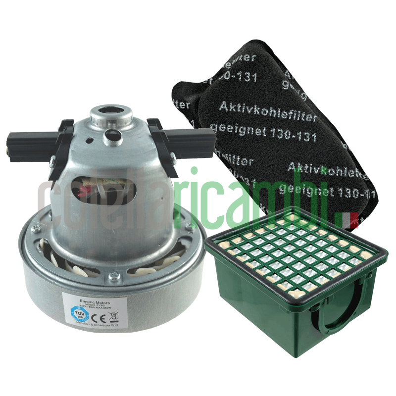 Motore Compatibile per Vorwerk Folletto VK130 VK131 Certificato TUV 900W + Filtri