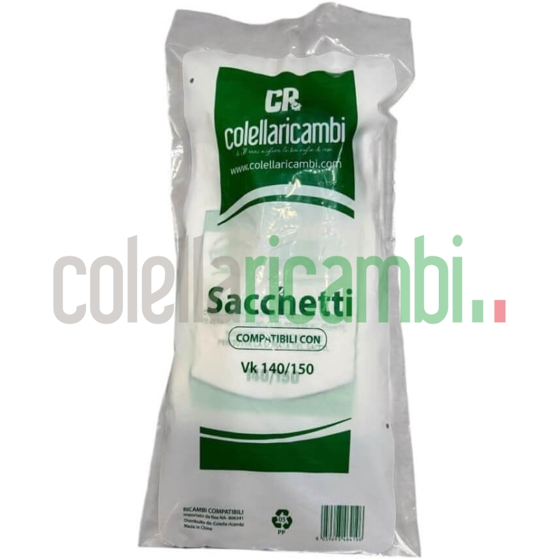 Sacchetti Compatibili per Vorwerk Folletto VK140 VK150 (6 PZ)