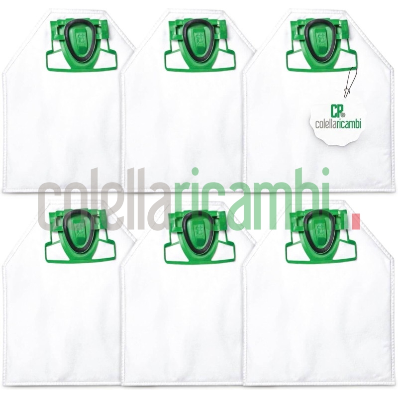 Sacchetti Compatibili per Vorwerk Folletto VK200 VK220S (6 PZ)
