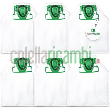 Sacchetti Compatibili per Vorwerk Folletto VK200 VK220S (6 PZ)