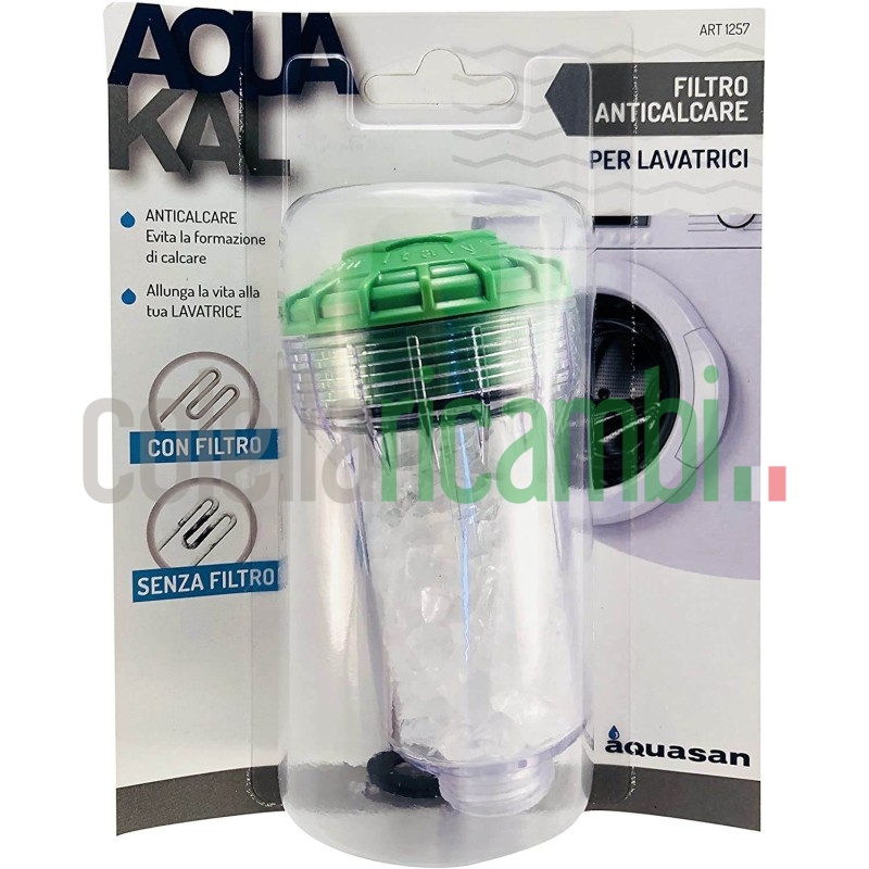 Aquasan Filtro Anticalcare per Lavatrici, Bianco