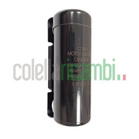 Condensatore 100-120uF 330Vac Con Staffa
