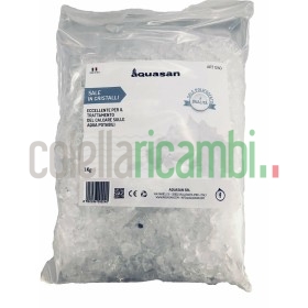 Aquasan Sale Polifosfato Cristalli in Sacchetto, Bianco, 1 kg