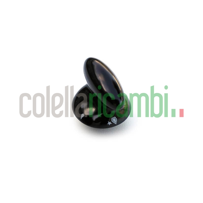 Manopola country nera con foro 6mm e gambo 9mm Originale Franke 133.0042.465